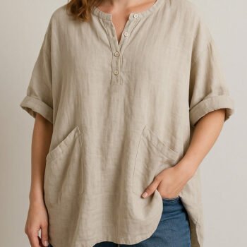 VivaEasea?¡é ColorFlow V-Neck Top